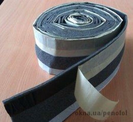 Внутренняя пароизоляционная лента Аленор ОУ ТИ универсальная. Оконные ленты